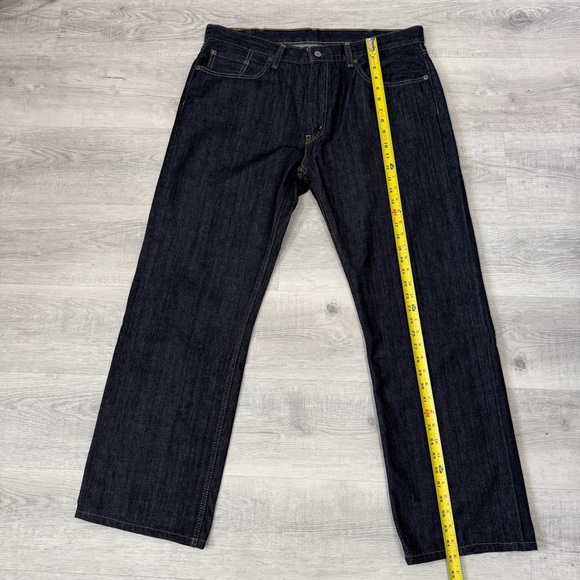 Levi's Men's 559 Deep Indigo Relaxed Straight Fit Jeans W38 - Picture 7 of 17